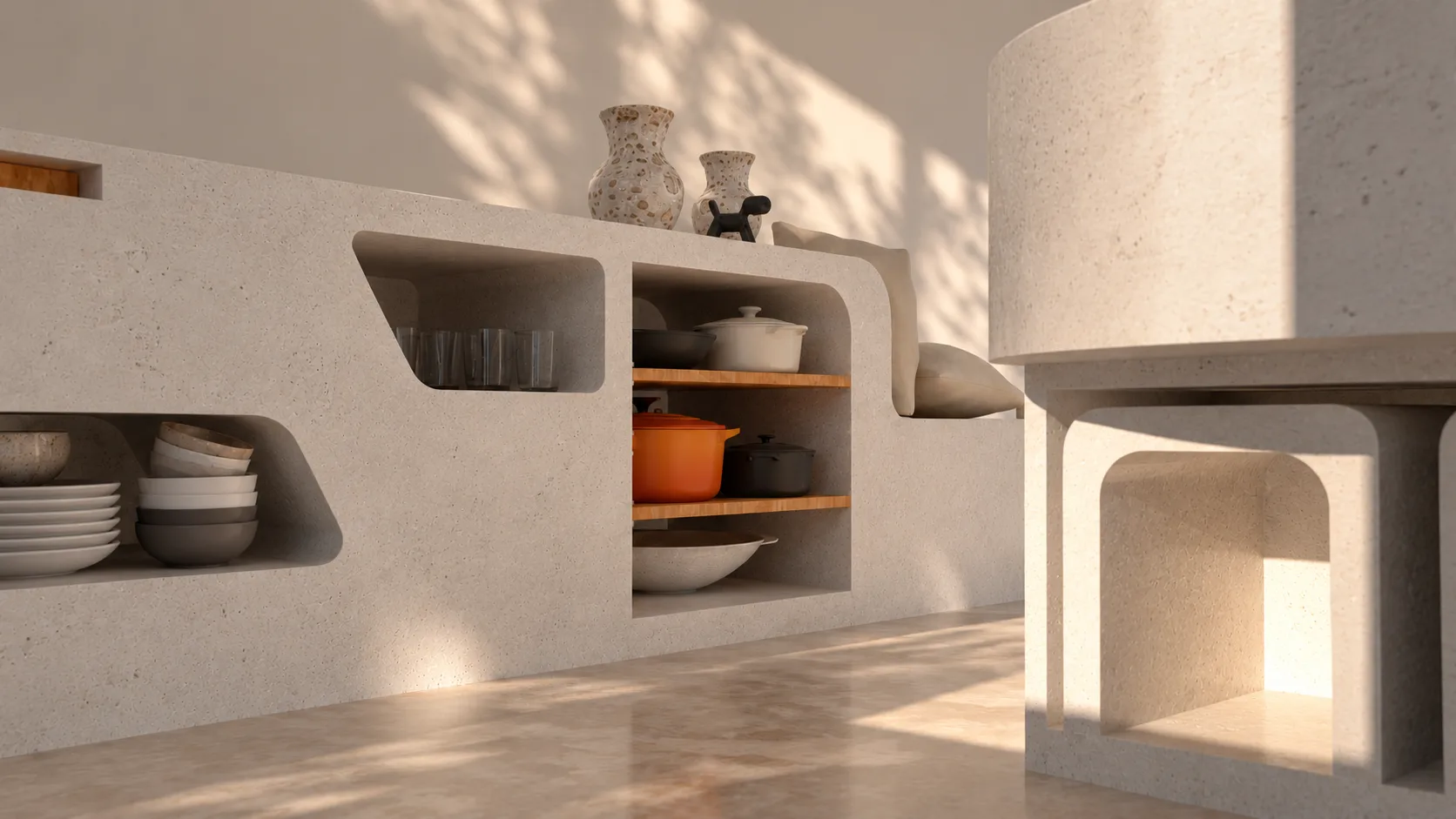 The display kitchen — storage as exhibition