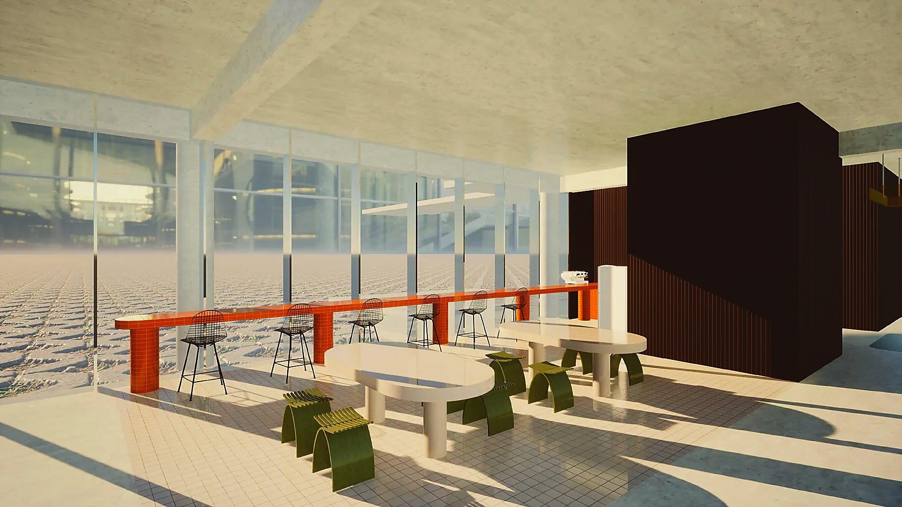 The quiet room — a decompression space for staff